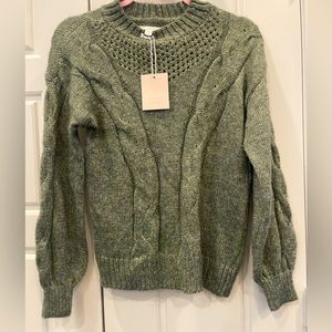 Lauren Conrad NWT Woman’s Olive Green Sweater Size: XS